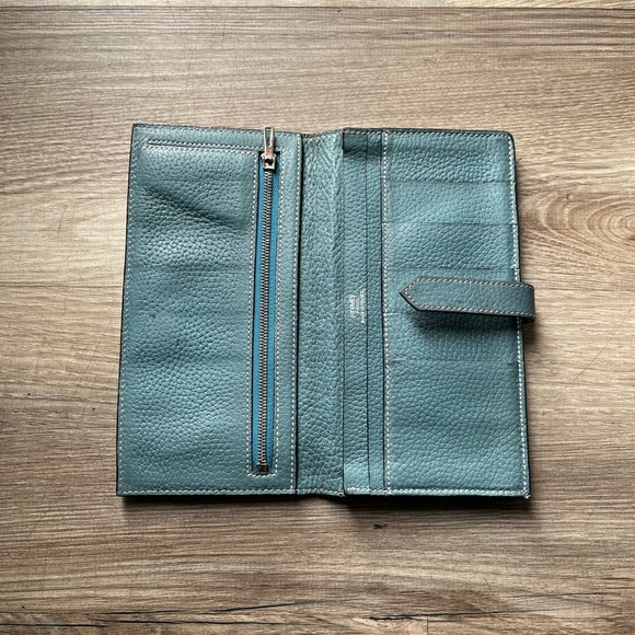 Authentic Hermes Leather Bearn Wallet - Picture 6 of 12